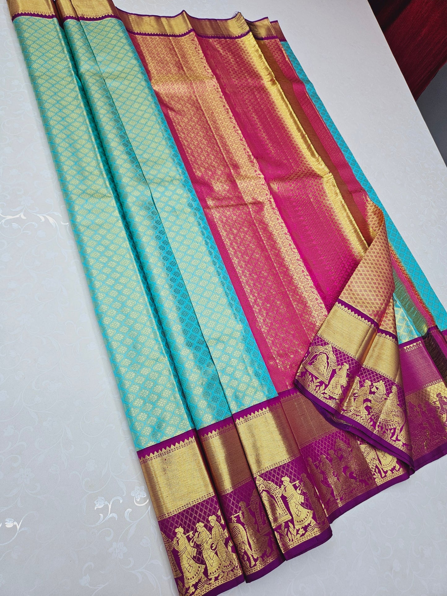 Exclusive Korvai Tissue Silk Sarees 128