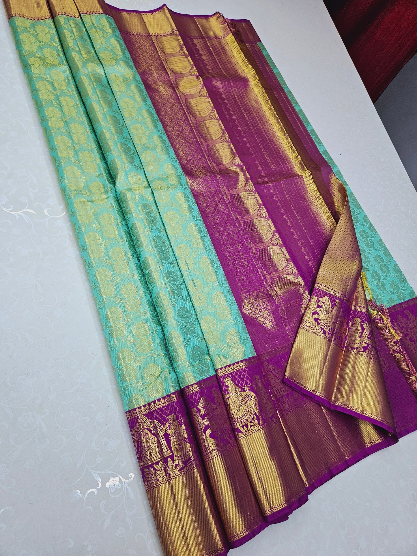 Exclusive Korvai Tissue Silk Sarees 075