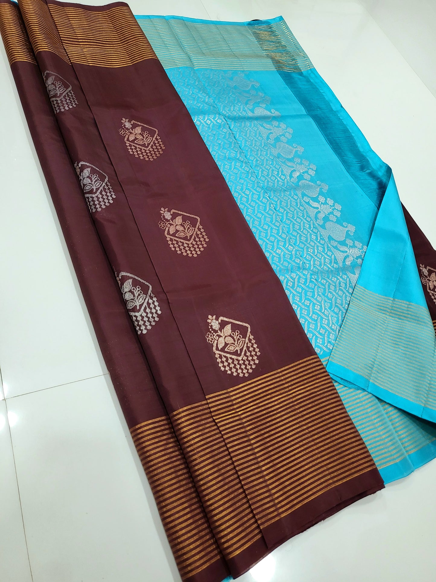 Single Warp Soft Silk Sarees 022