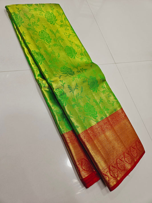 Exclusive Korvai Tissue Silk Sarees 196