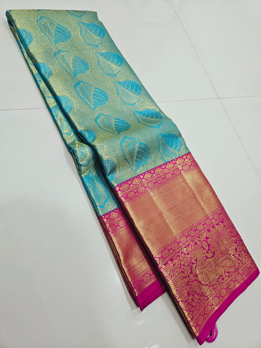 Exclusive Korvai Tissue Silk Sarees 161