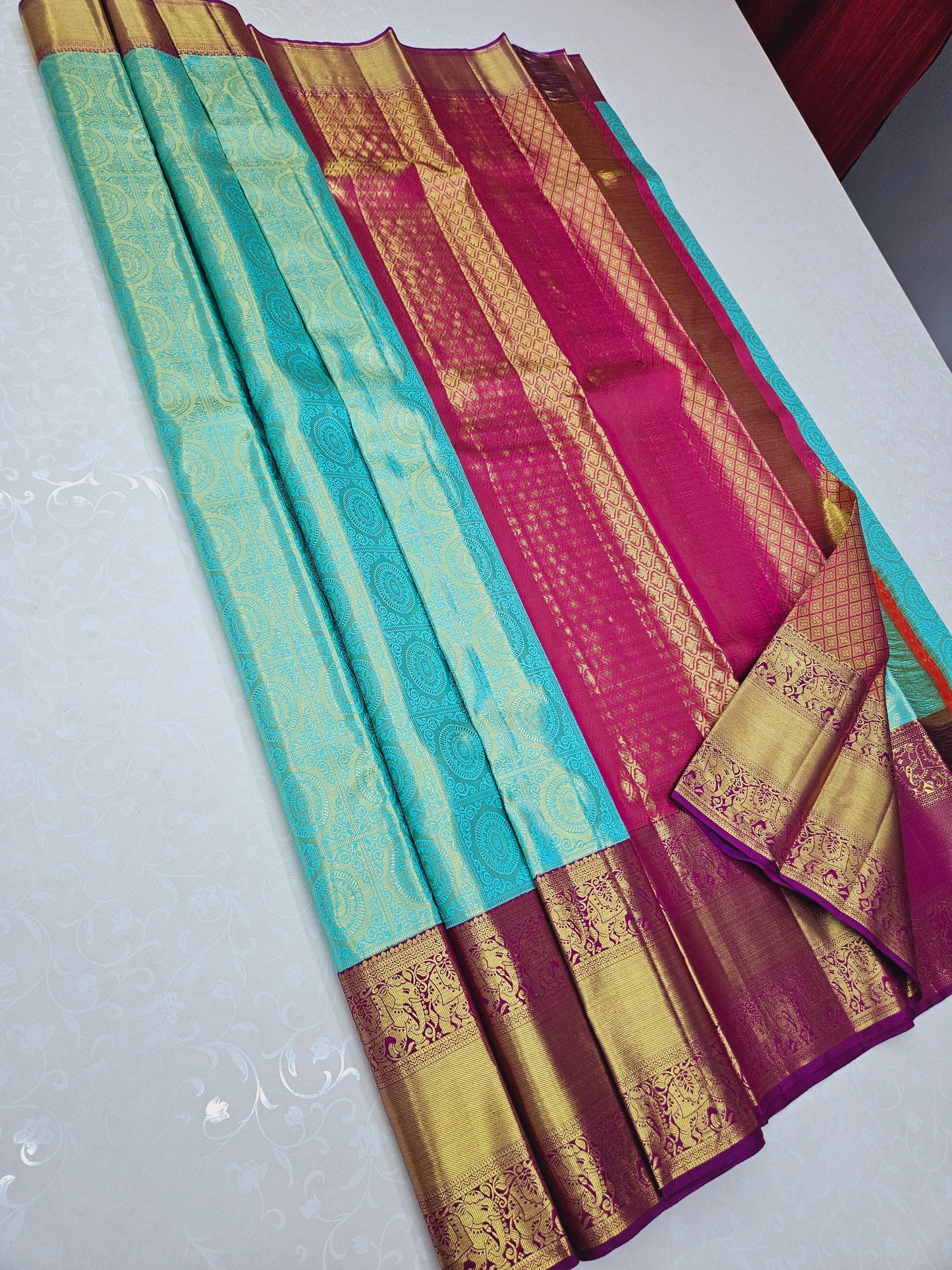 Exclusive Korvai Tissue Silk Sarees 118
