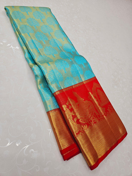Exclusive Korvai Tissue Silk Sarees 104