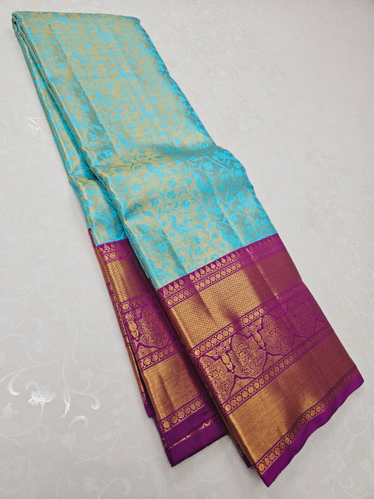 Exclusive Korvai Tissue Silk Sarees 098