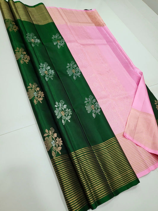 Single Warp Soft Silk Sarees 004