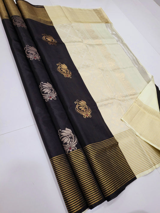 Single Warp Soft Silk Sarees 008