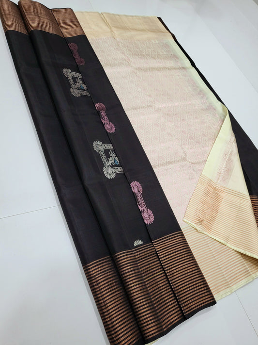 Single Warp Soft Silk Sarees 014