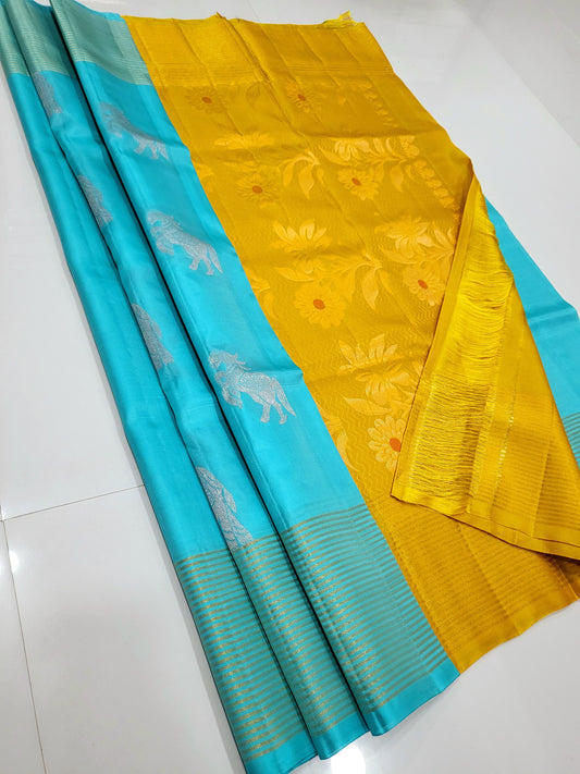 Single Warp Soft Silk Sarees 020