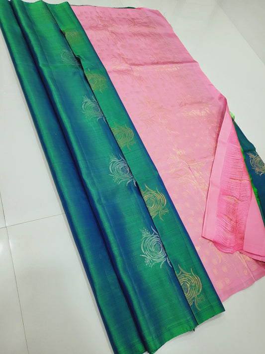 Single Warp Soft Silk Sarees 034