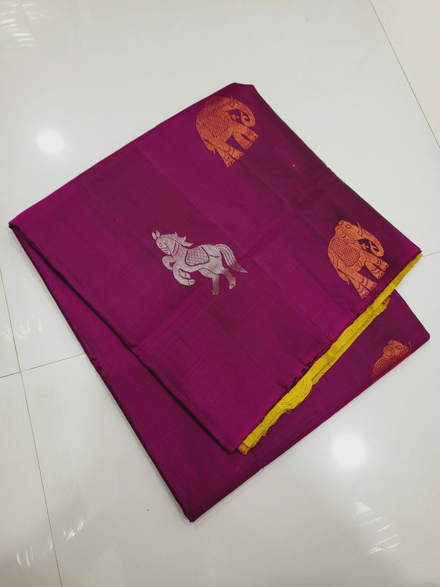 Single Warp Soft Silk Sarees 035