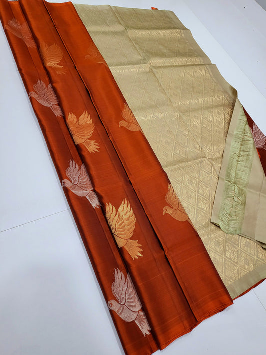 Single Warp Soft Silk Sarees 058