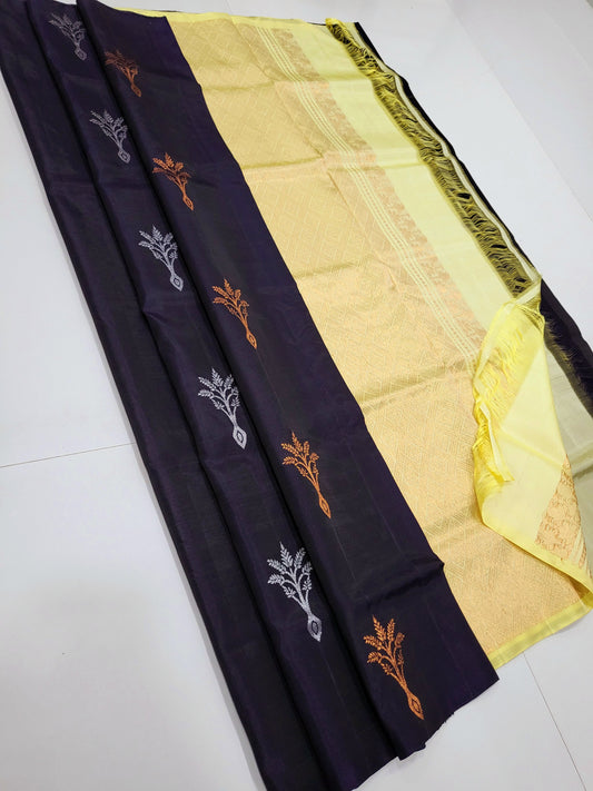 Single Warp Soft Silk Sarees 060