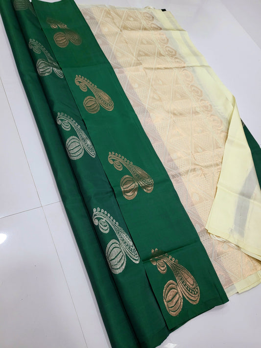 Single Warp Soft Silk Sarees 071