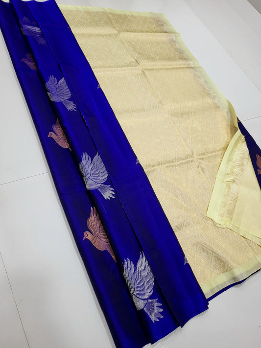 Single Warp Soft Silk Sarees 074