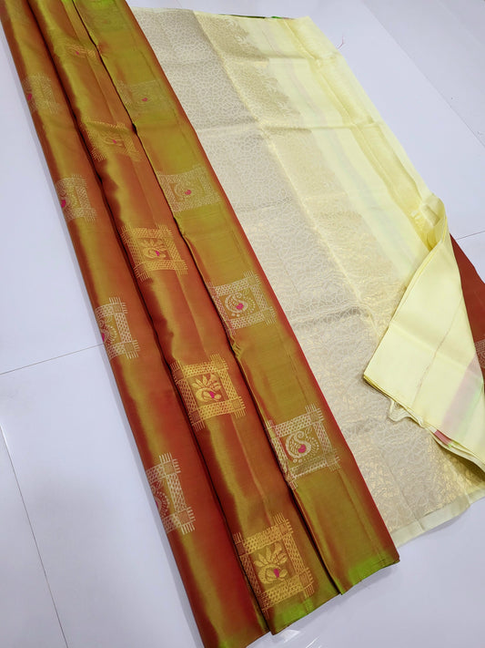 Single Warp Soft Silk Sarees 075
