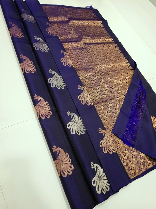 Single Warp Soft Silk Sarees 076
