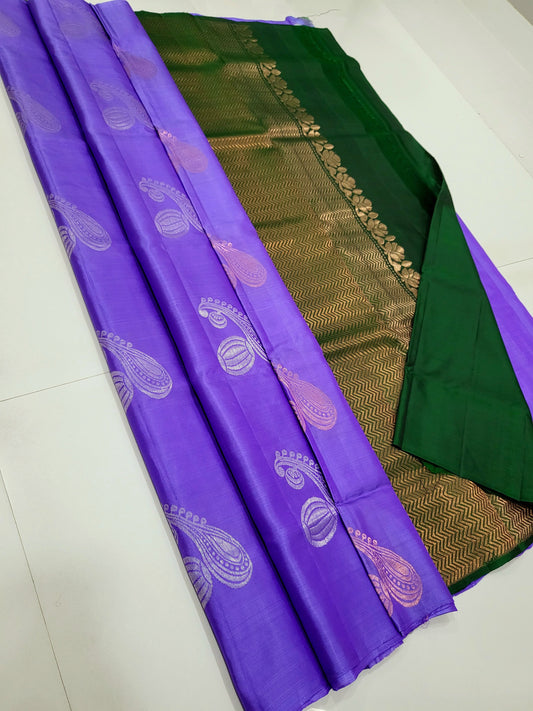 Single Warp Soft Silk Sarees 077