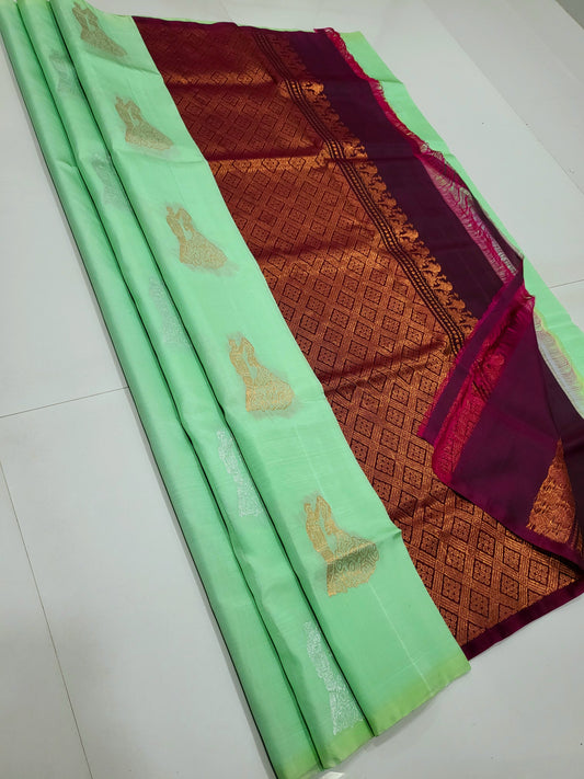 Single Warp Soft Silk Sarees 079