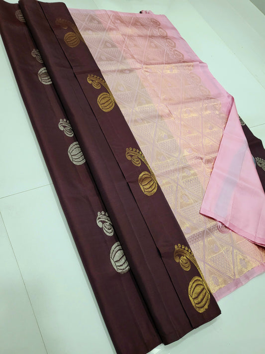 Single Warp Soft Silk Sarees 080
