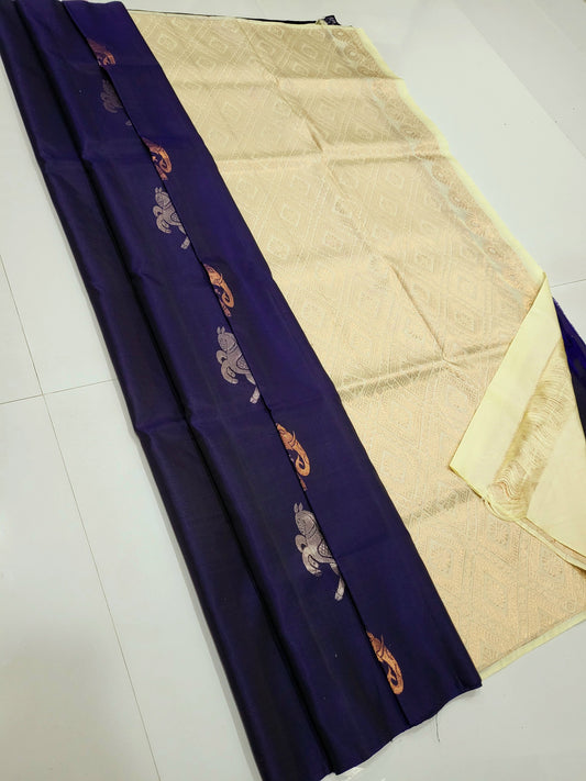 Single Warp Soft Silk Sarees 081