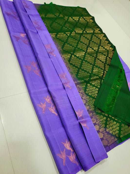 Single Warp Soft Silk Sarees 084