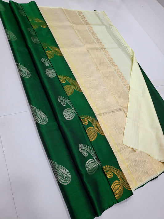 Single Warp Soft Silk Sarees 086