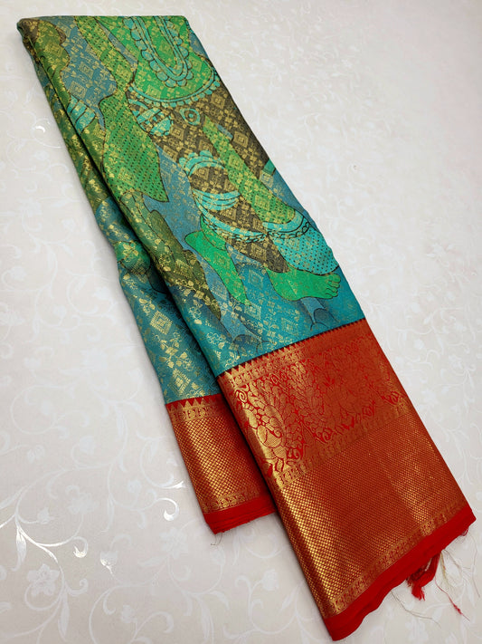 Kalamkari Silk Sarees 029