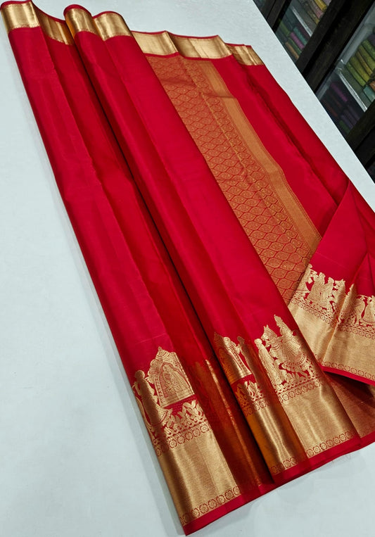 Kanchipuram Pallakku Silk Saree 011