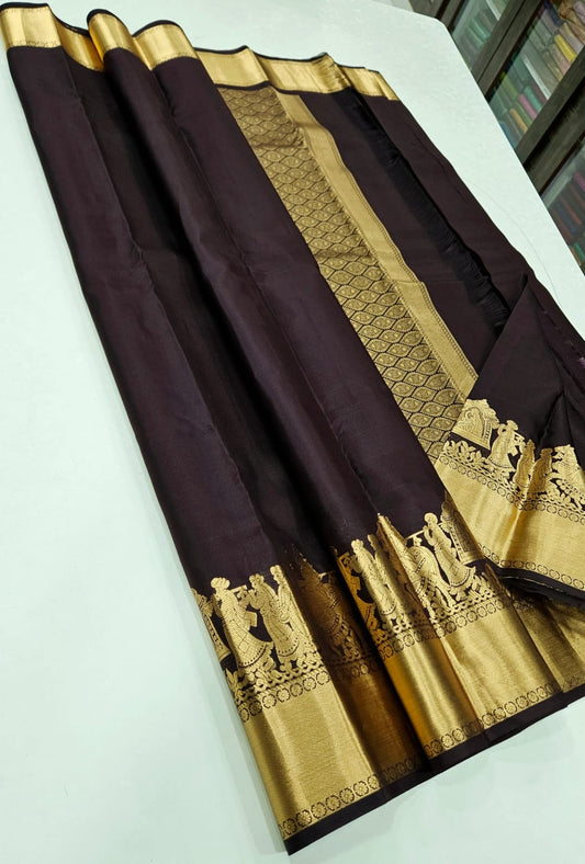 Kanchipuram Pallakku Silk Saree 009
