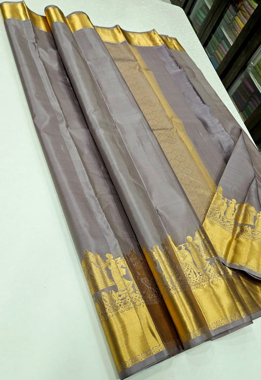 Kanchipuram Pallakku Silk Saree 010