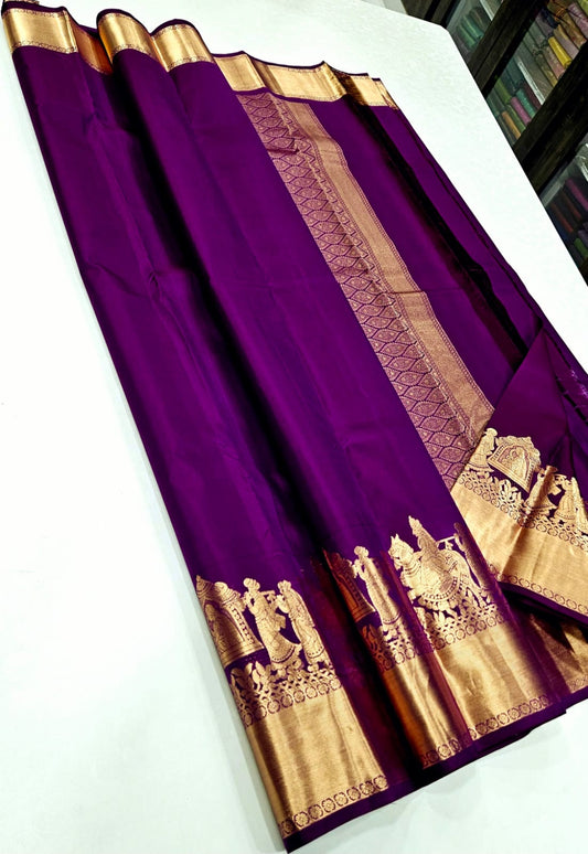 Kanchipuram Pallakku Silk Saree 005