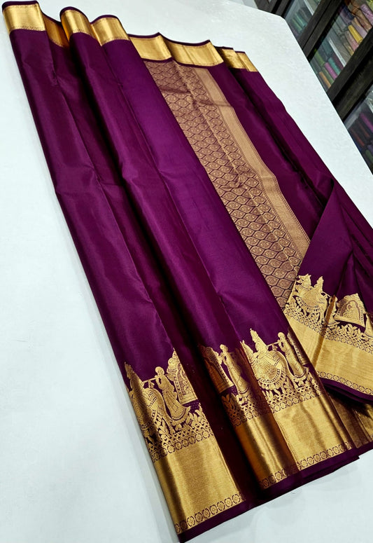 Kanchipuram Pallakku Silk Saree 002